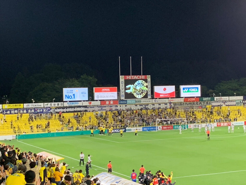 柏レイソルvsアビスパ福岡の試合の写真