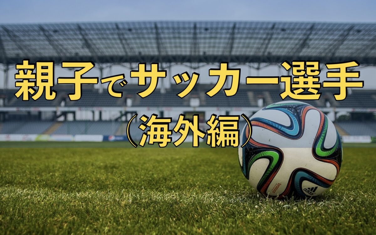 サッカースタジアムとサッカーボールの写真