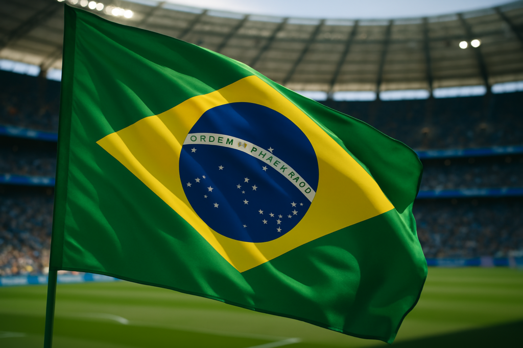 ブラジルの国旗の画像
